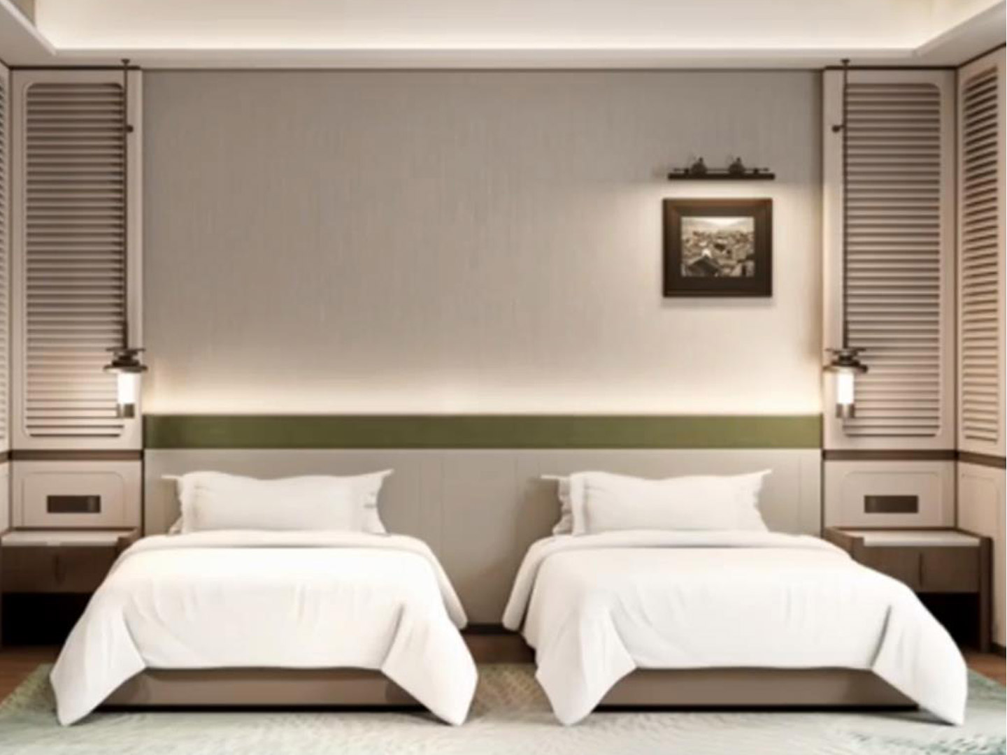 Hotel interior design guest room furniture set GD65