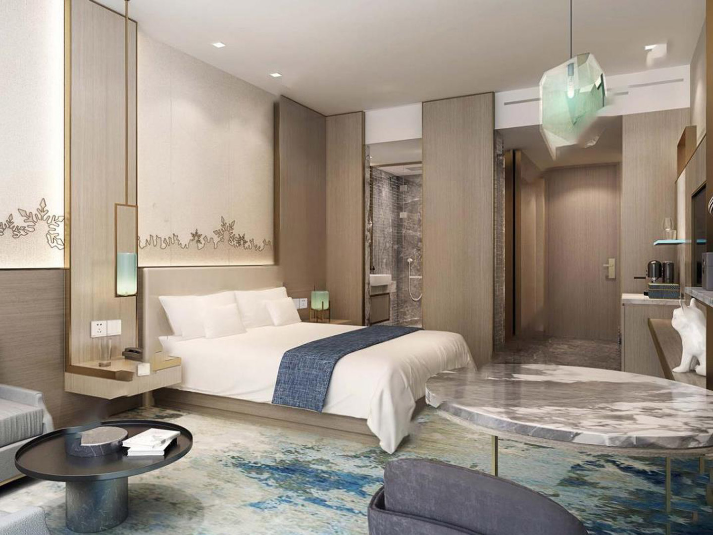 Custom hotel guest room and bedroom furniture GD95