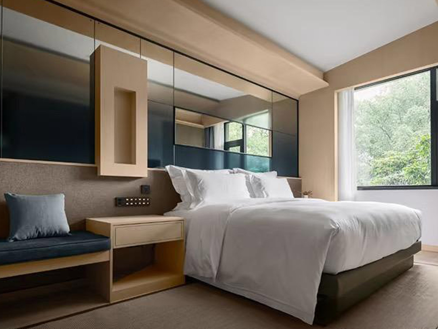 Hotel interior design guest room sets GD129