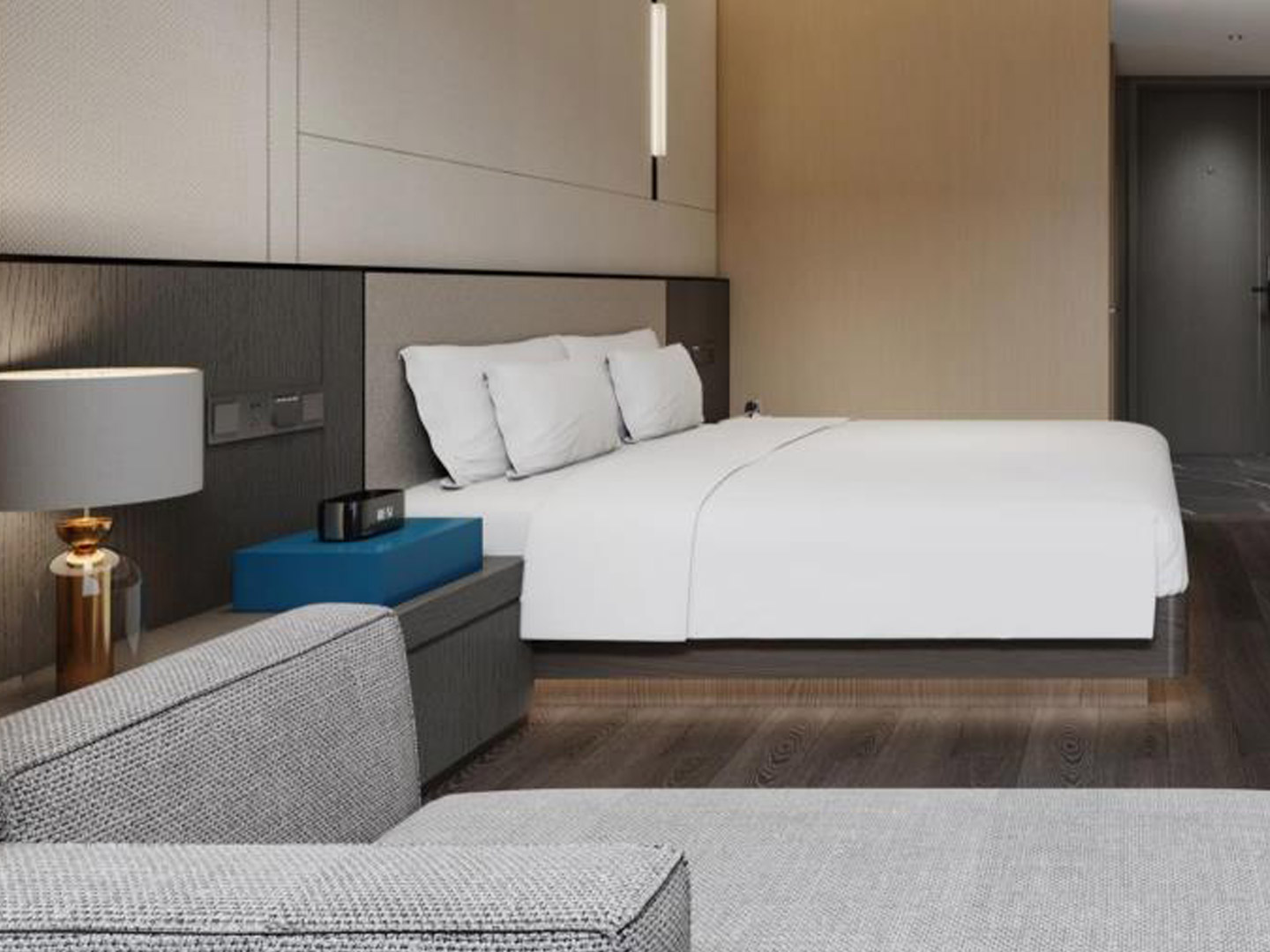 High-end custom hotel lobby and guest room furniture GD135