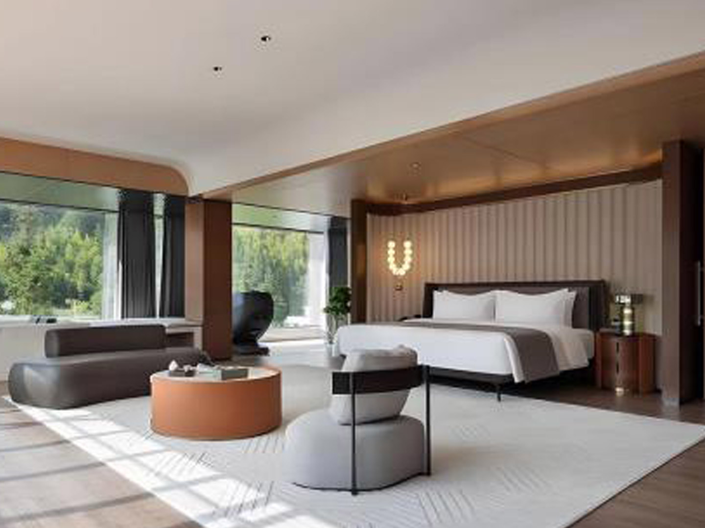 Designer furniture hotel guest room furniture customization GD147