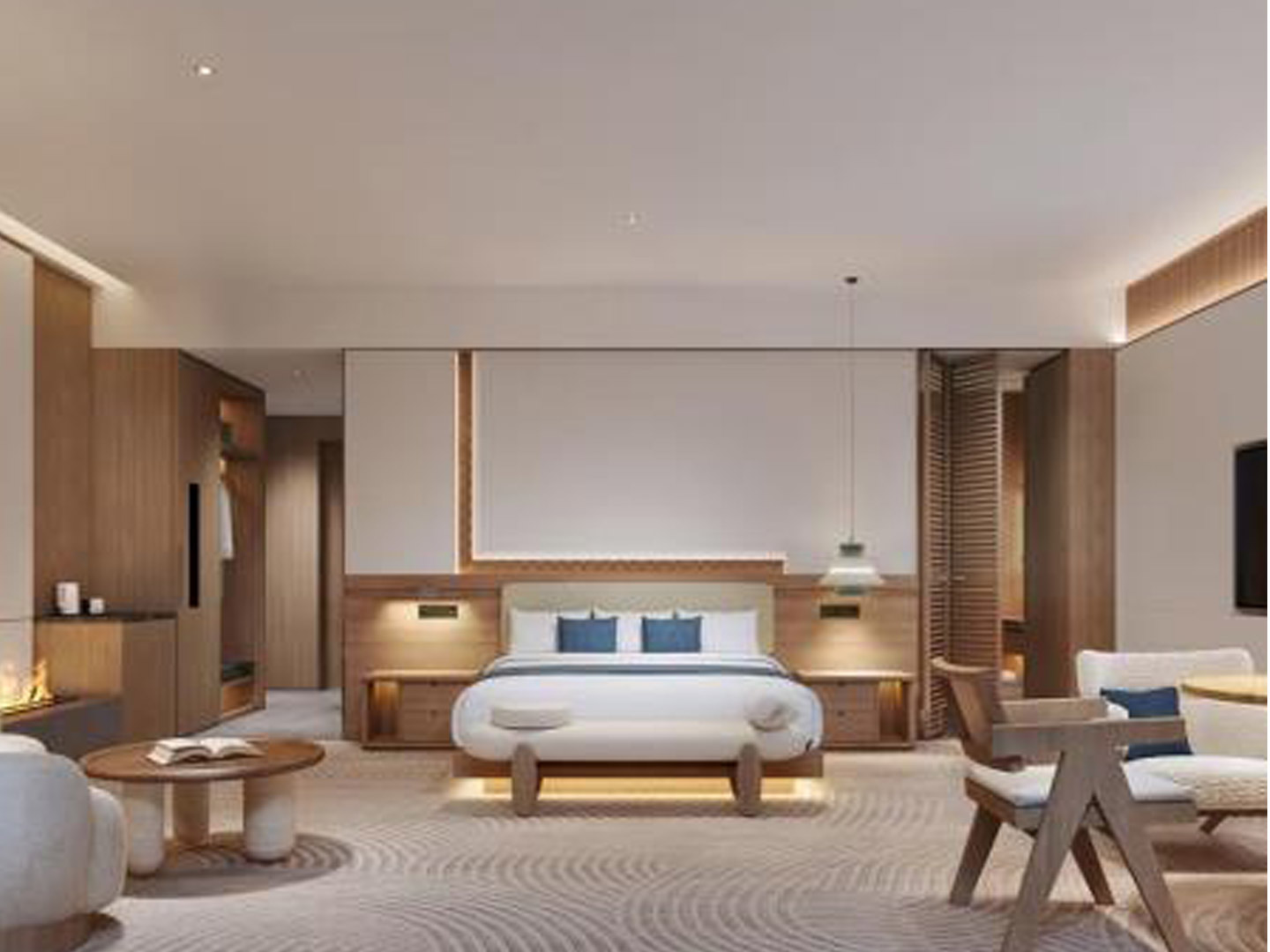 Hotel engineering project bedroom and hall furniture set GD165
