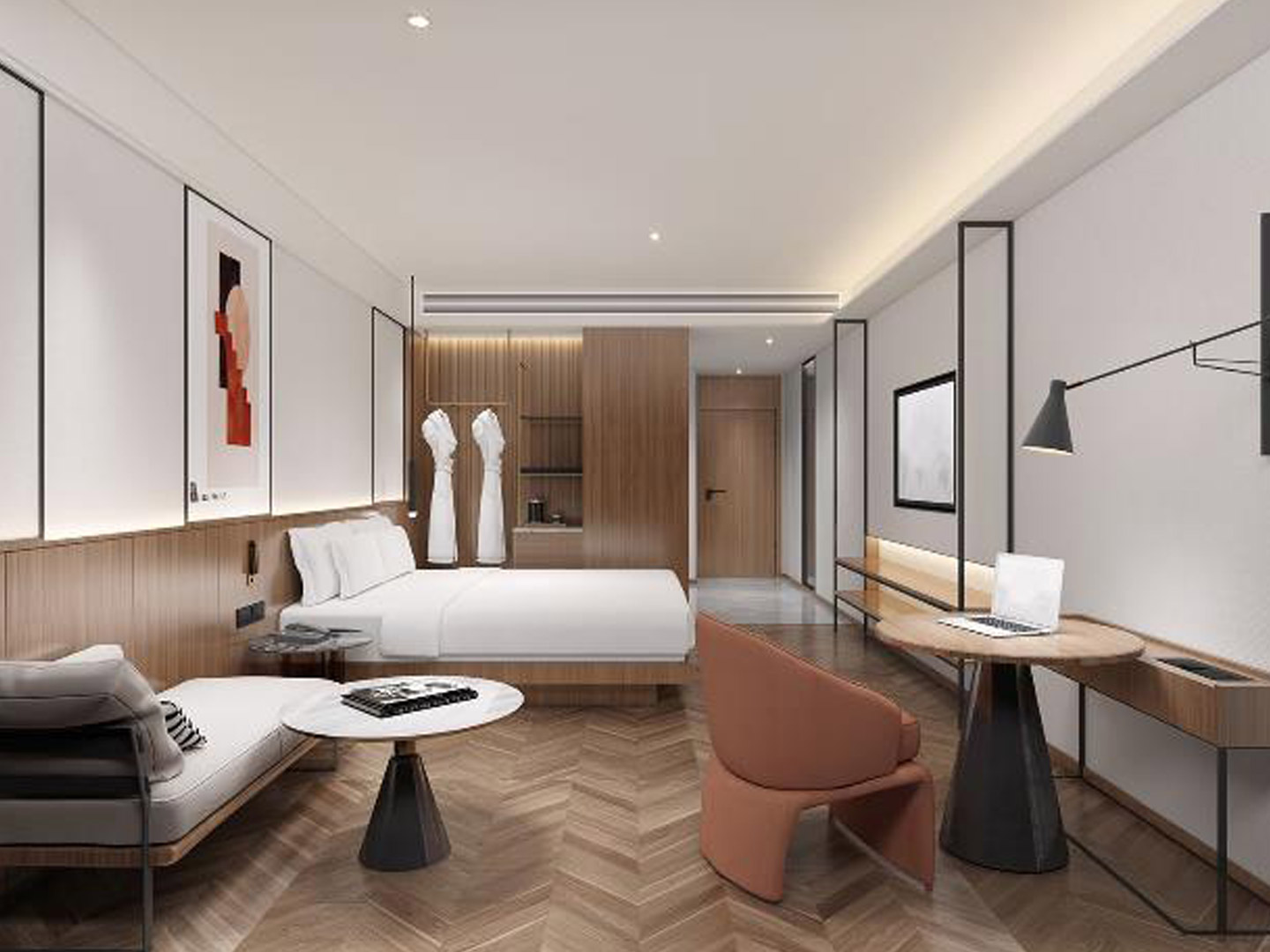 Designer furniture customization hotel guest room furniture GD171