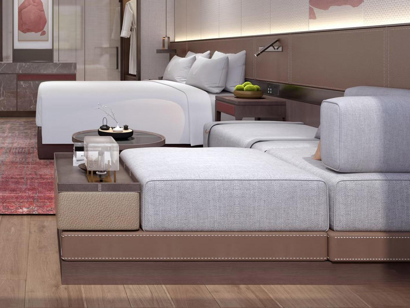 High-end luxury custom hotel furniture set GD173