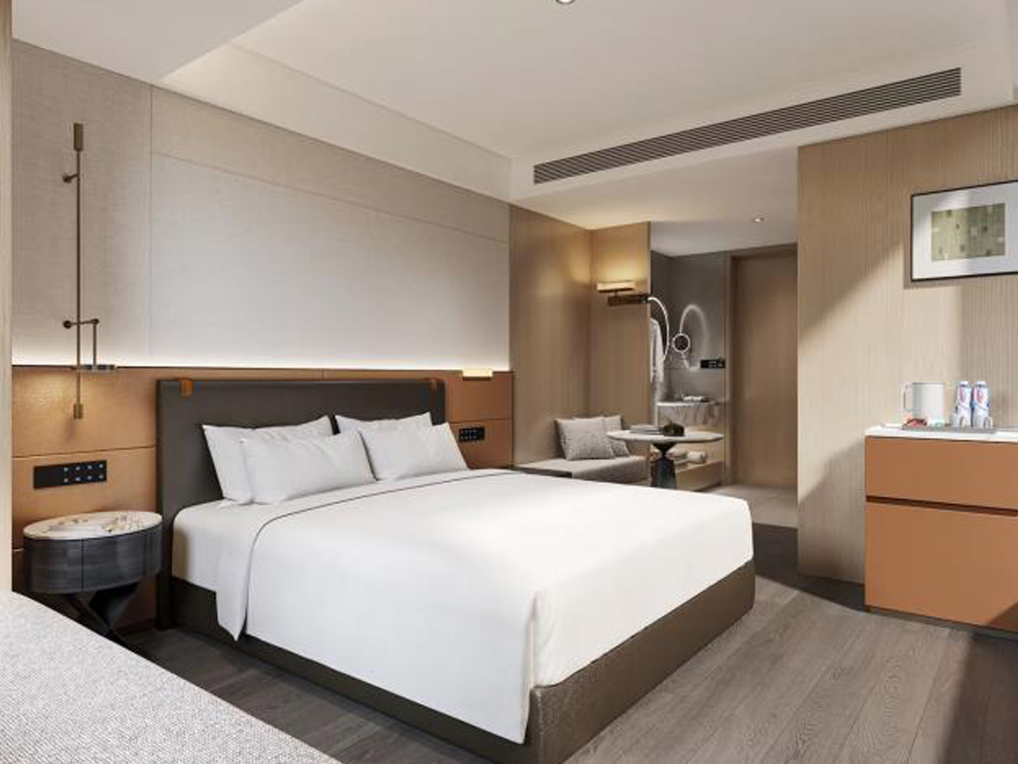 Hotel residential hall, bedroom furniture customization GD175