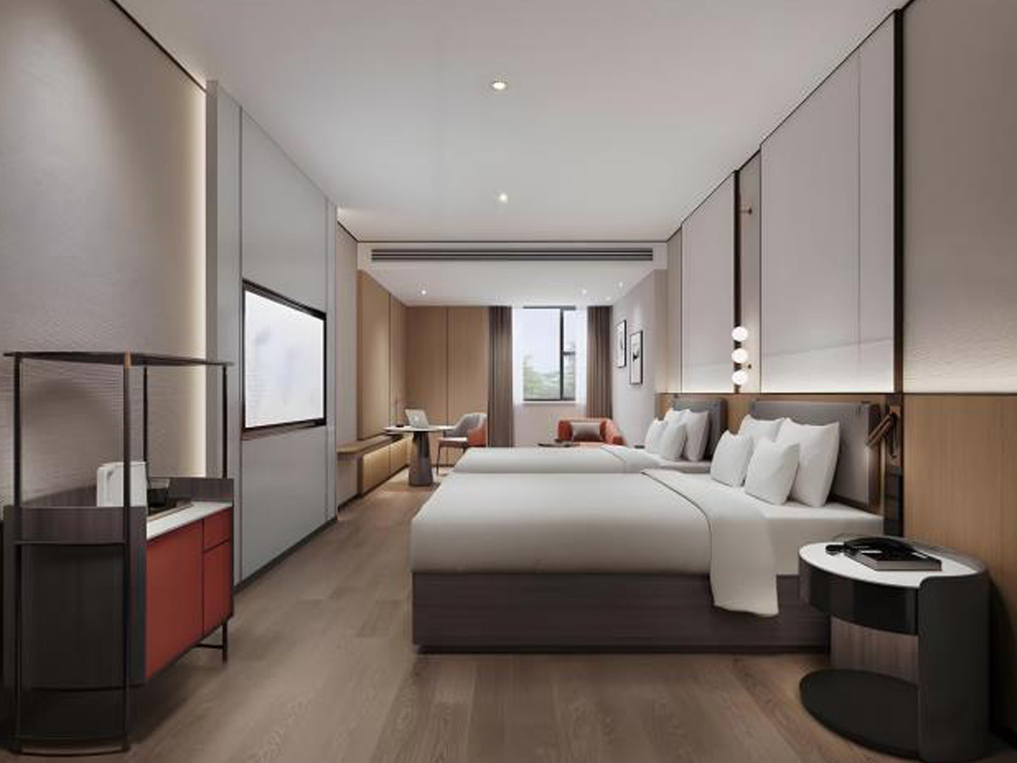 Engineering hotel furniture bedroom sets customization GD179