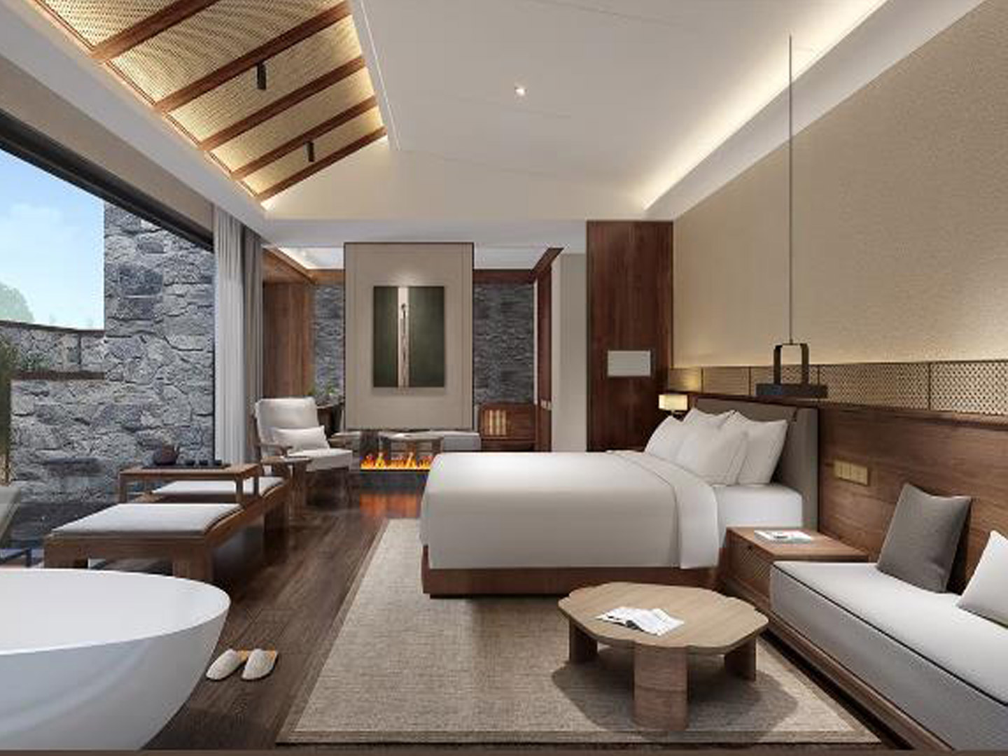 High-end customized vacation hotel furniture sets GD182