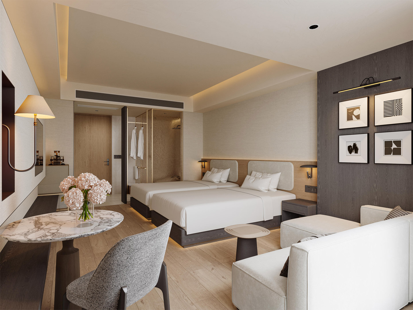 Engineering Design Hotel Suite Furniture Customization GD209