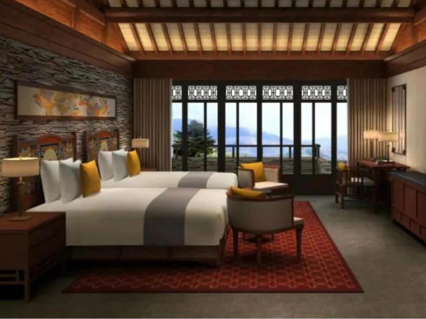 Senior custom designer furniture hotel room furniture GD234