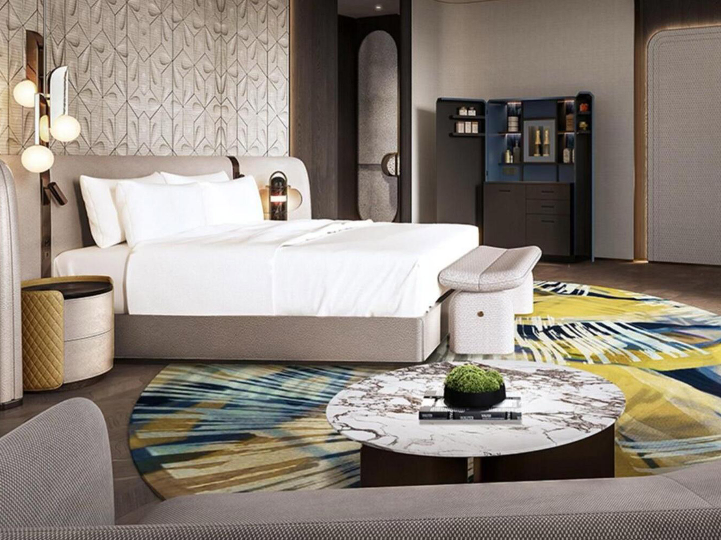 Furniture source factory hotel guest room furniture set GD277