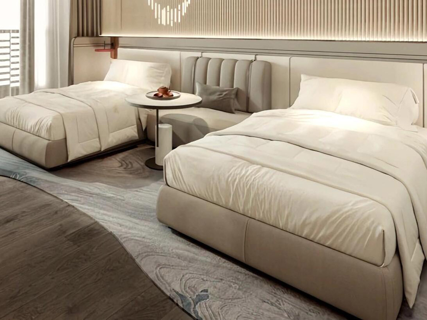 Engineering hotel furniture bedroom sets of furniture customization GD311