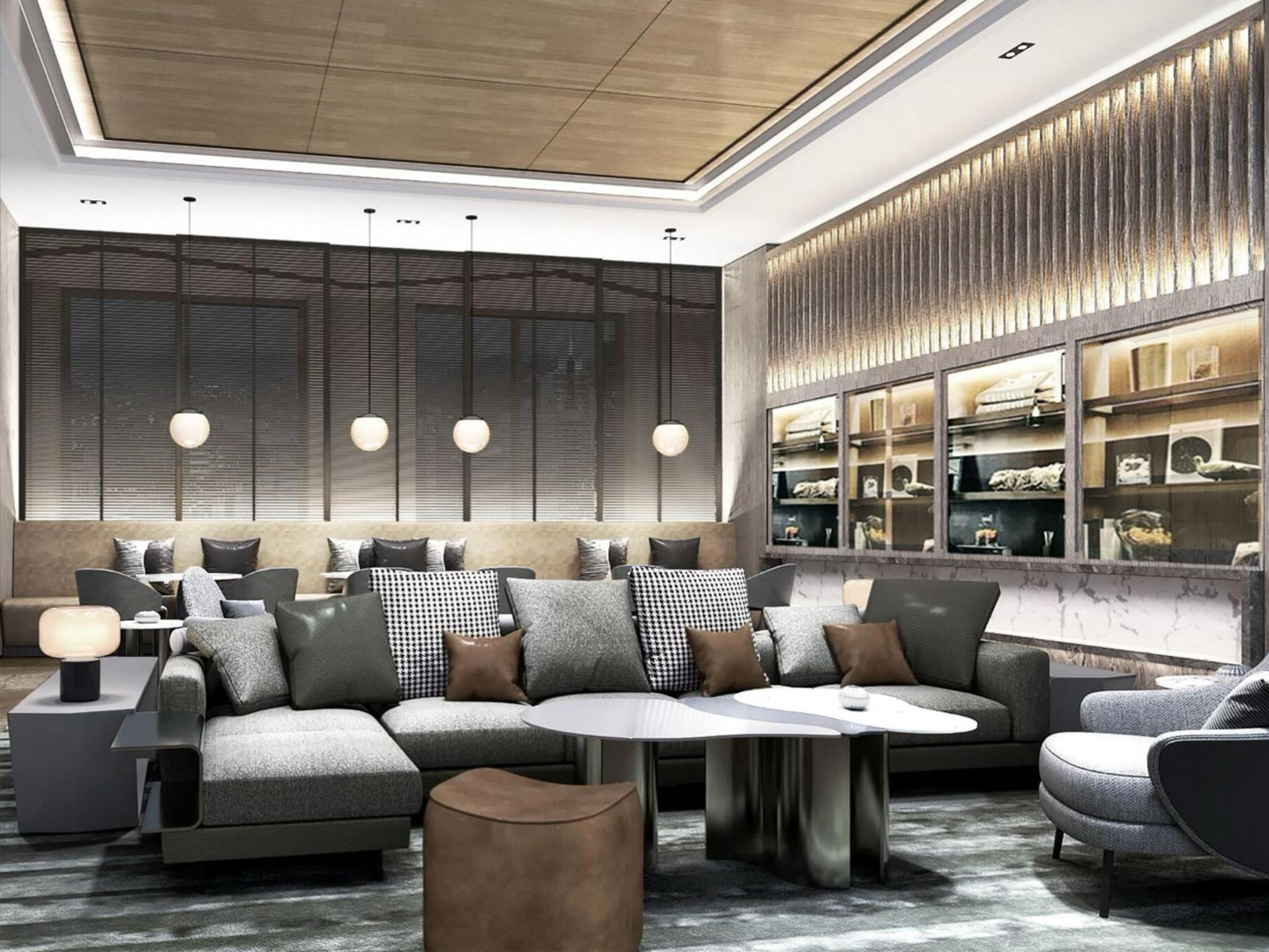Engineering furniture hotel lobby furniture customization GD321