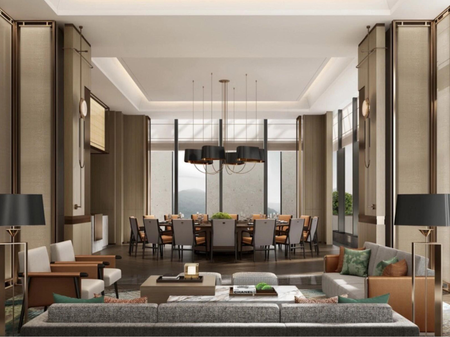 Design company model room hotel suite furniture GD342