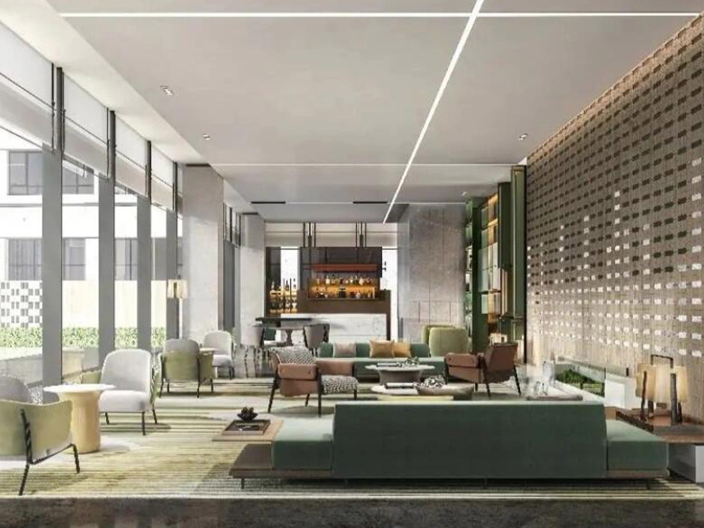 Furniture design residential self-built house hotel customization furniture GD360