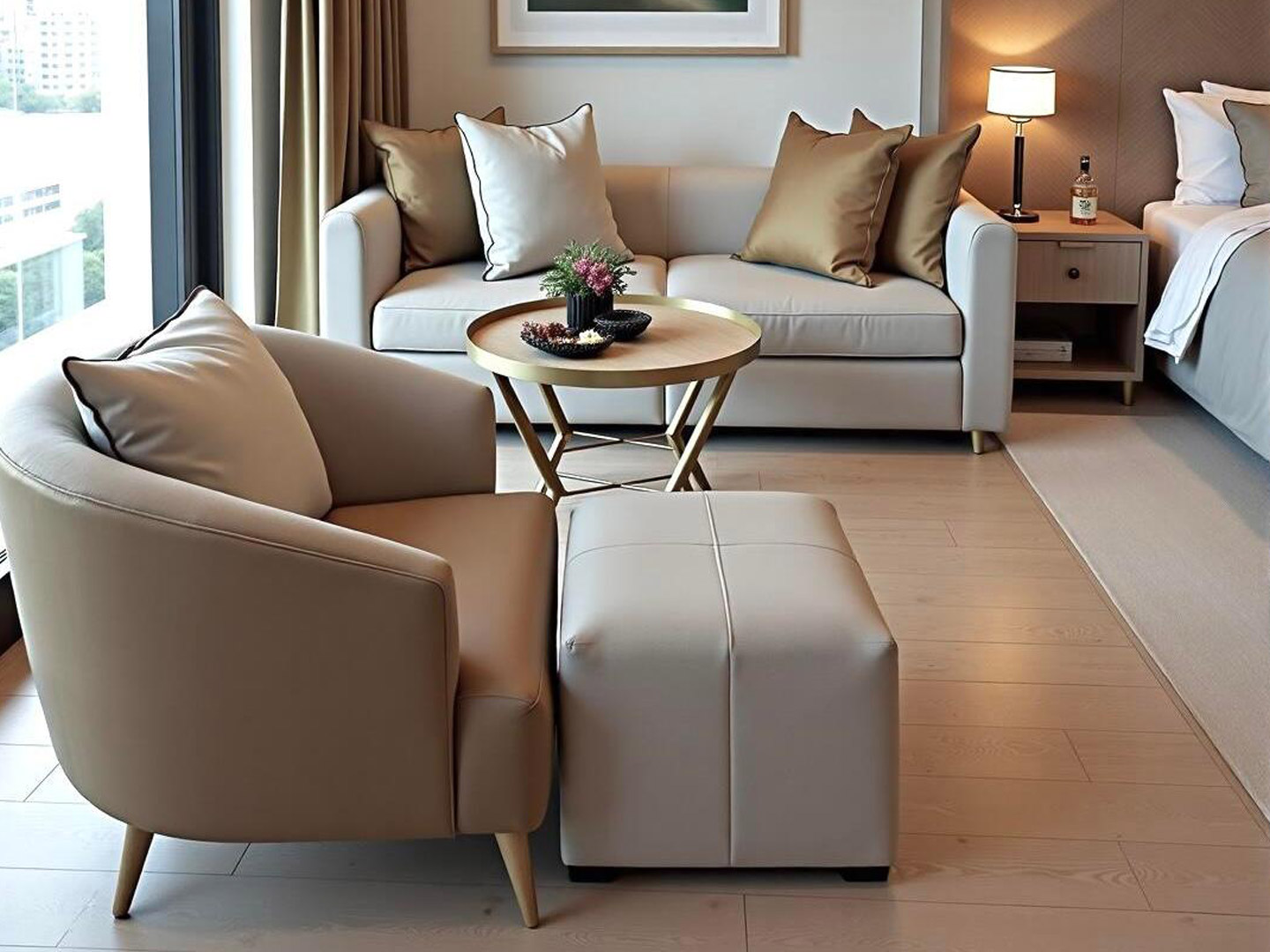 Designer furniture hotel lobby restaurant guest room furniture GD375