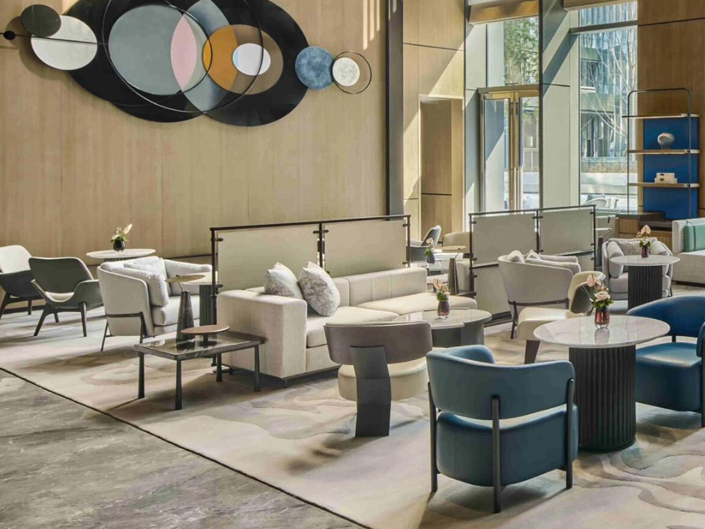 Furniture custom factory hotel lobby furniture set GD394