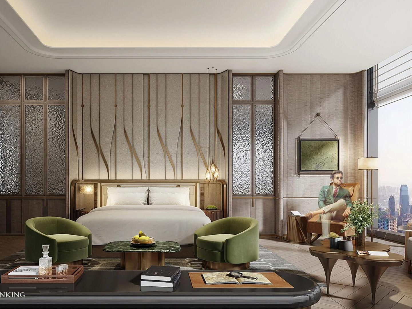 Furniture customization factory for hotel guest room furniture GD409