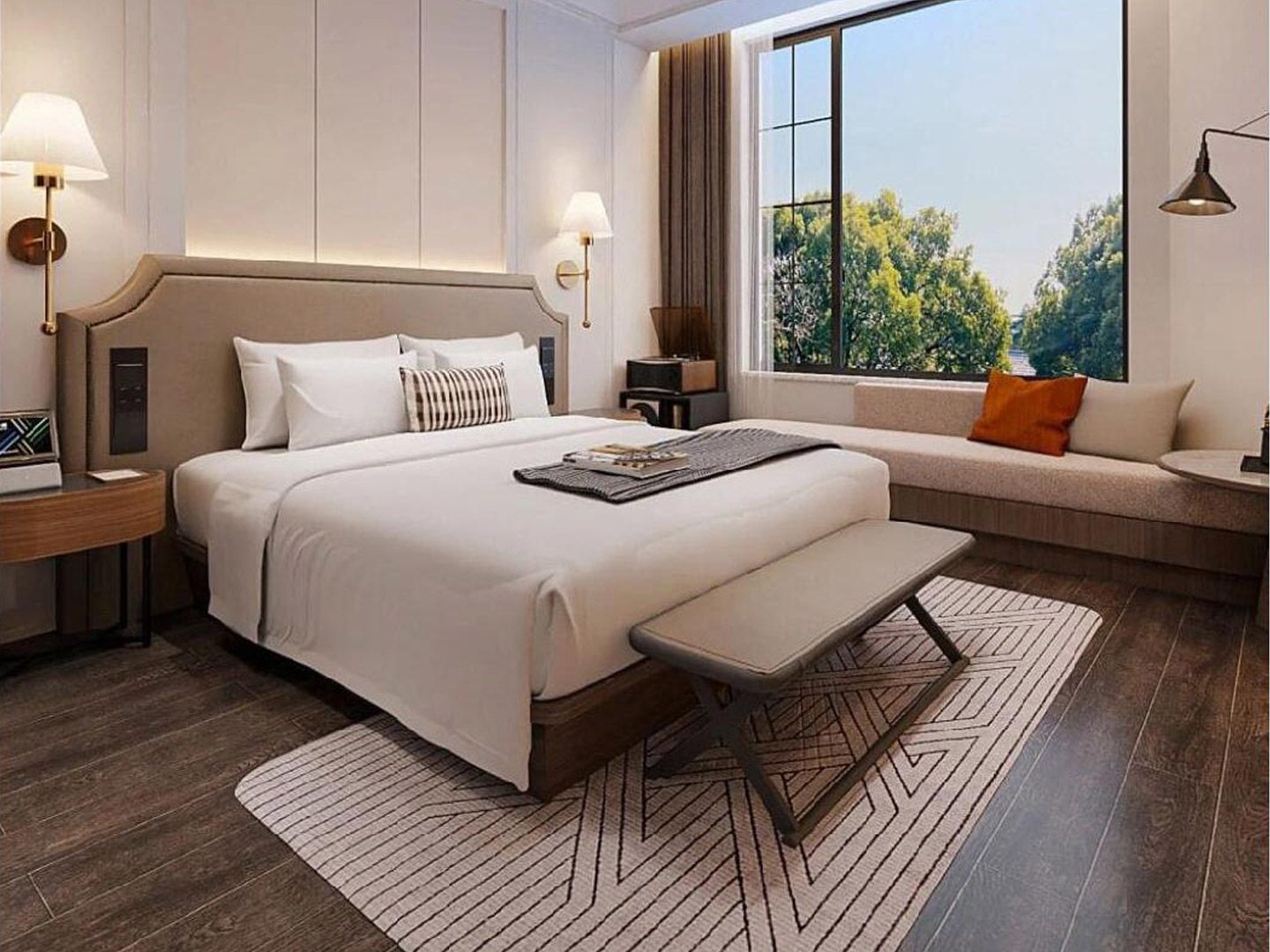 Furniture production factory hotel furniture customization for business hotels GD417