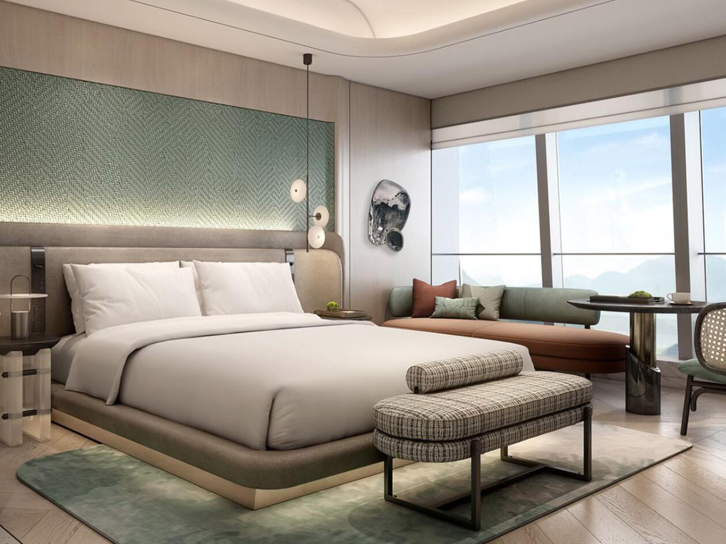 High-end sample room customization hotel guest room furniture sets GD425