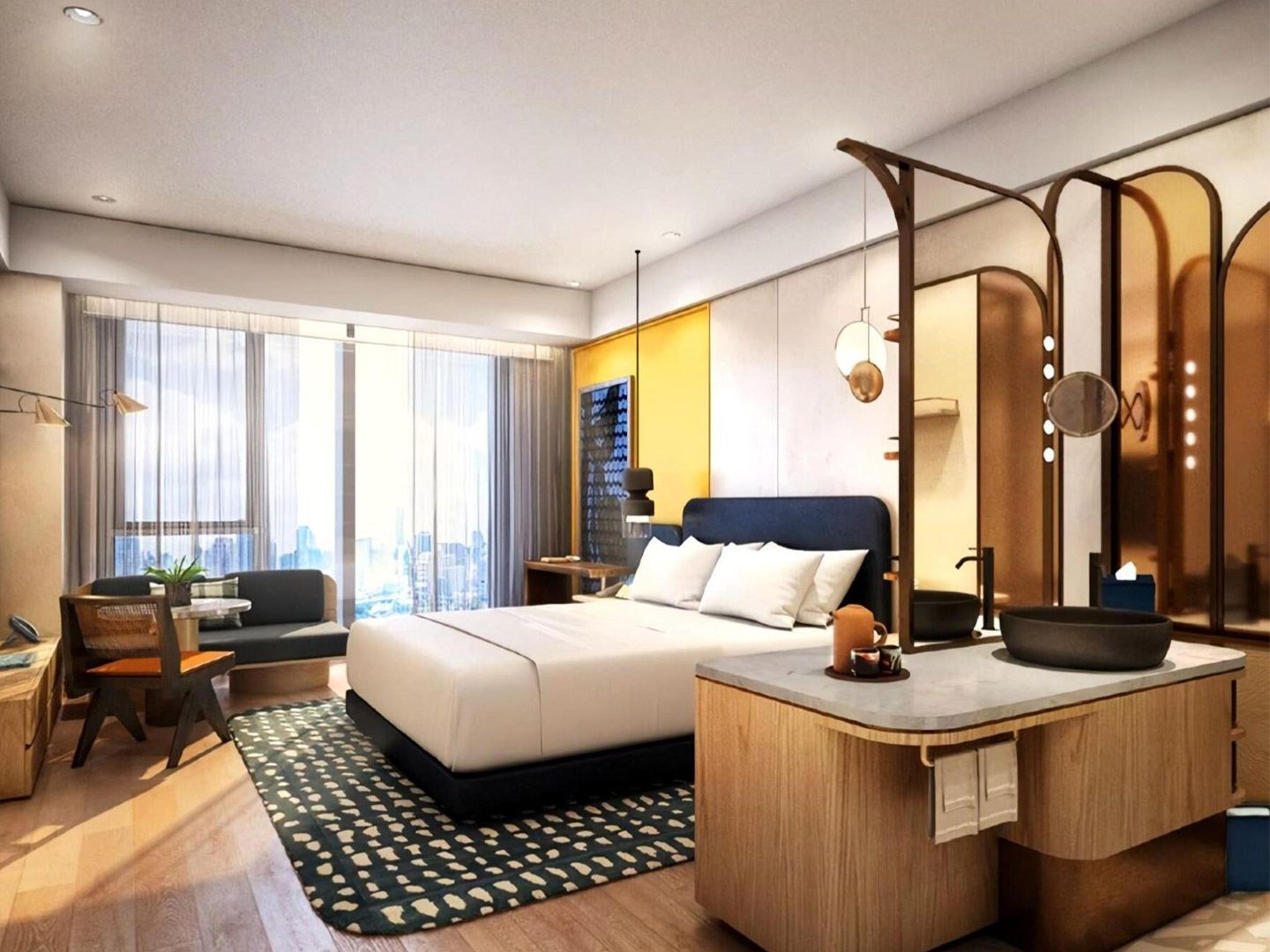 Designer furniture residential hotel room furniture sets GD427