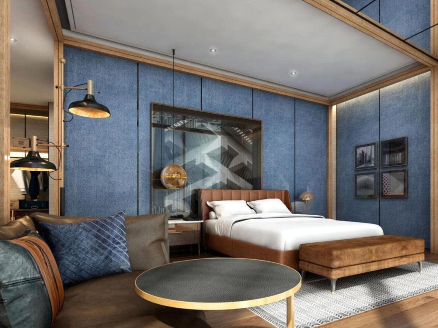 Hotel residential furniture design company furniture customization factory GD428