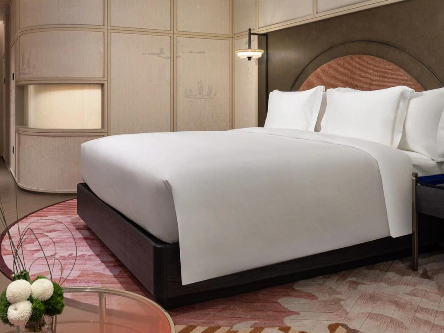 Design company's high-end hotel bedroom set furniture GD434