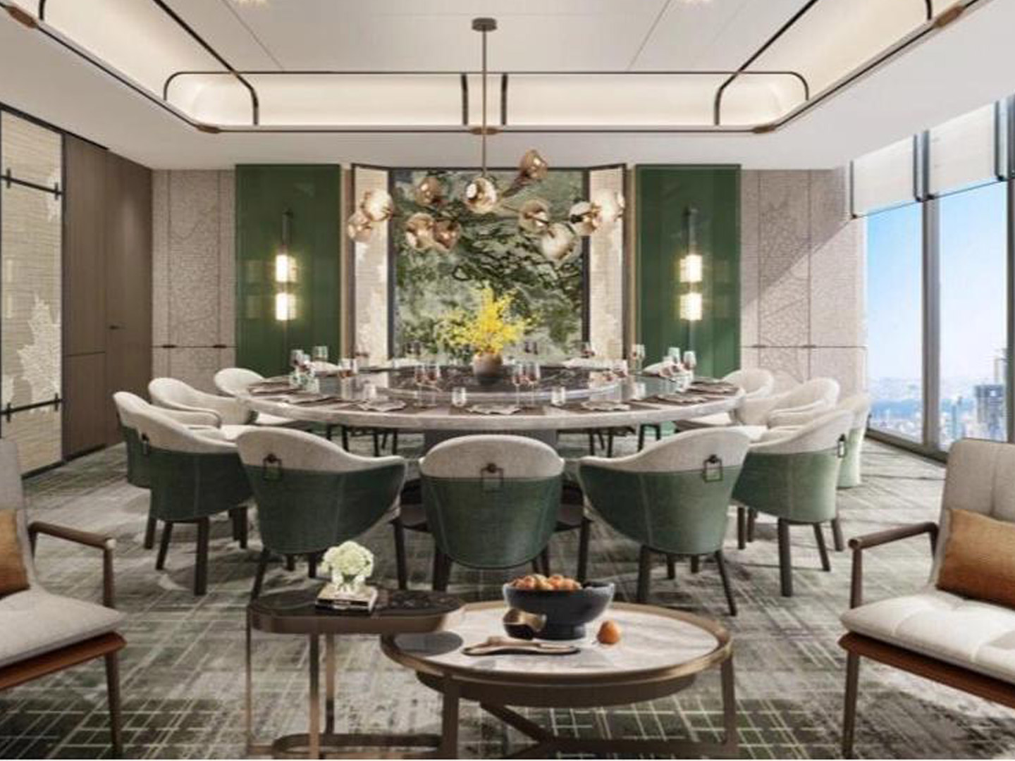 High-end customized business club hotel star furniture GD439