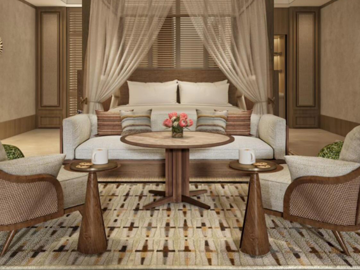 Customized Furniture Factory - Bedroom Set of Hotel Furniture for High-end Hotels GD447