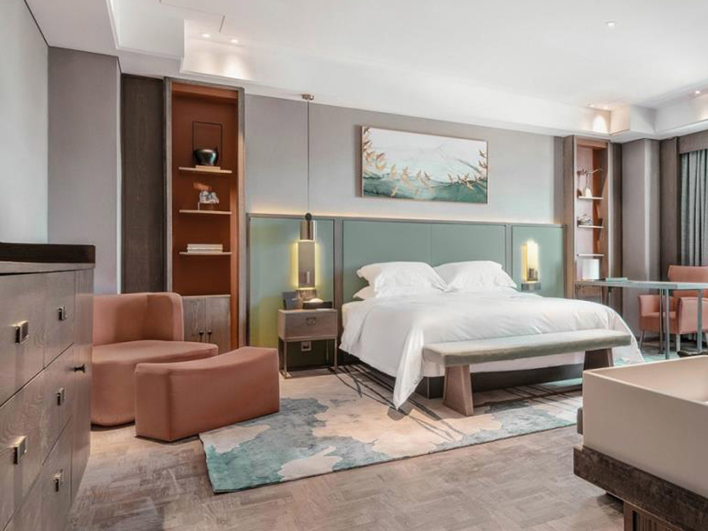 Custom Hotel Lobby and Bedroom Furniture Sets GD81