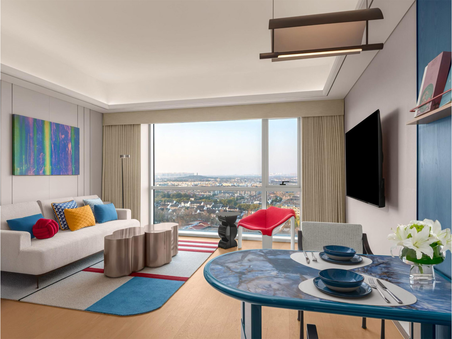 Resort hotel self-built house furniture sets customization GD491