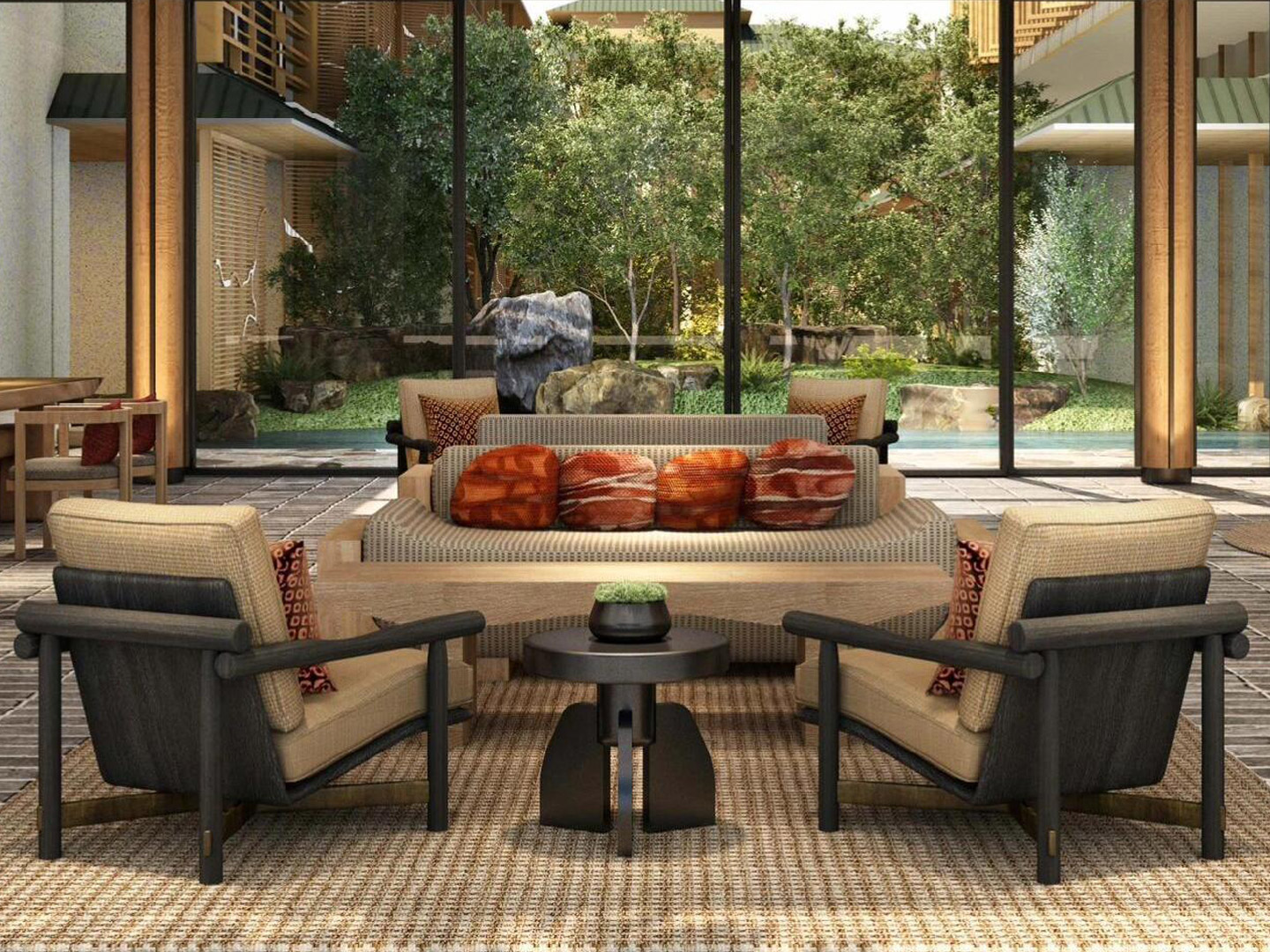 High-quality customized furniture factory villa hotel furniture GD499