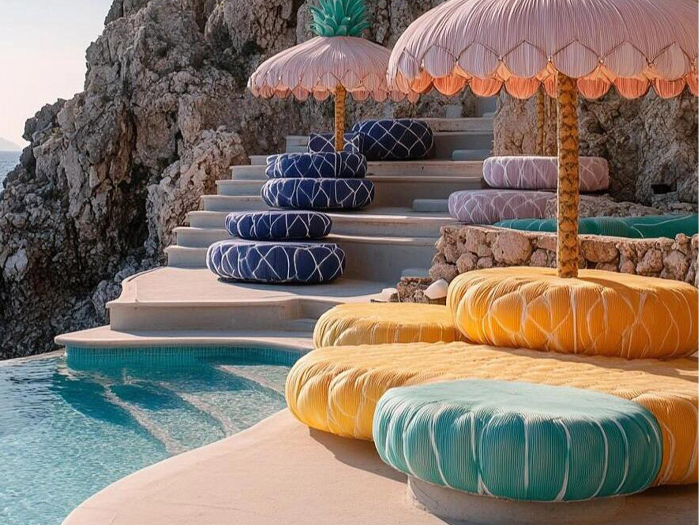 Resort hotel villa furniture sets customization GD504