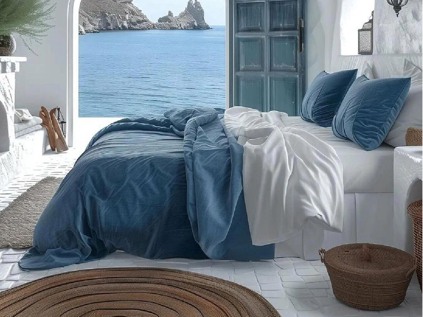 Greek Aegean Resort Hotel Furniture Customization Factory GD510