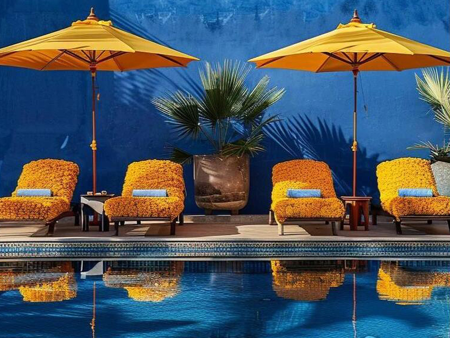 Furniture Customization Factory Italian Blue Resort Hotel GD511