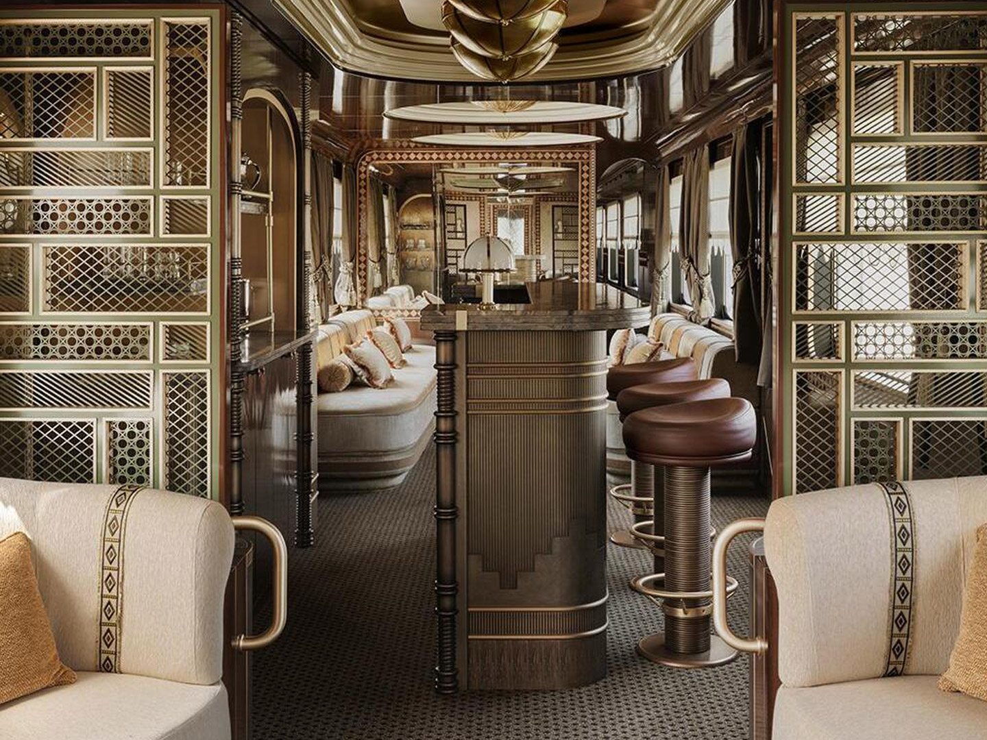 Customized furniture sets for high-speed rail and express trains GD537