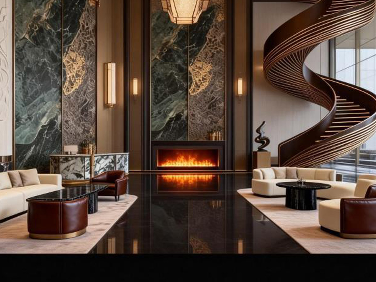 Furniture Source Factory  High-end Star-rated Hotel Project Customized Living Room Furniture Set AJJ-GD1