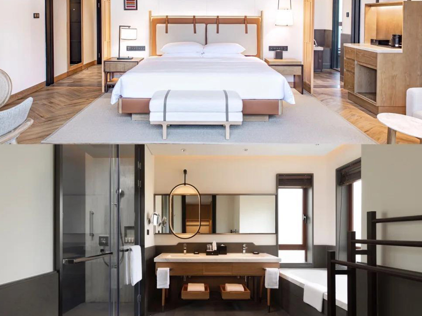 Custom furniture factory Resort hotel bedroom furniture set GD578