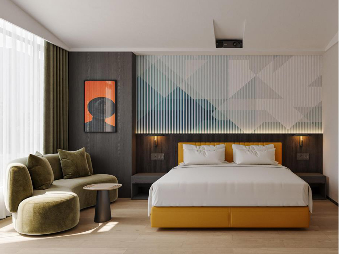 One-stop high-quality custom furniture hotel bedroom set GD19