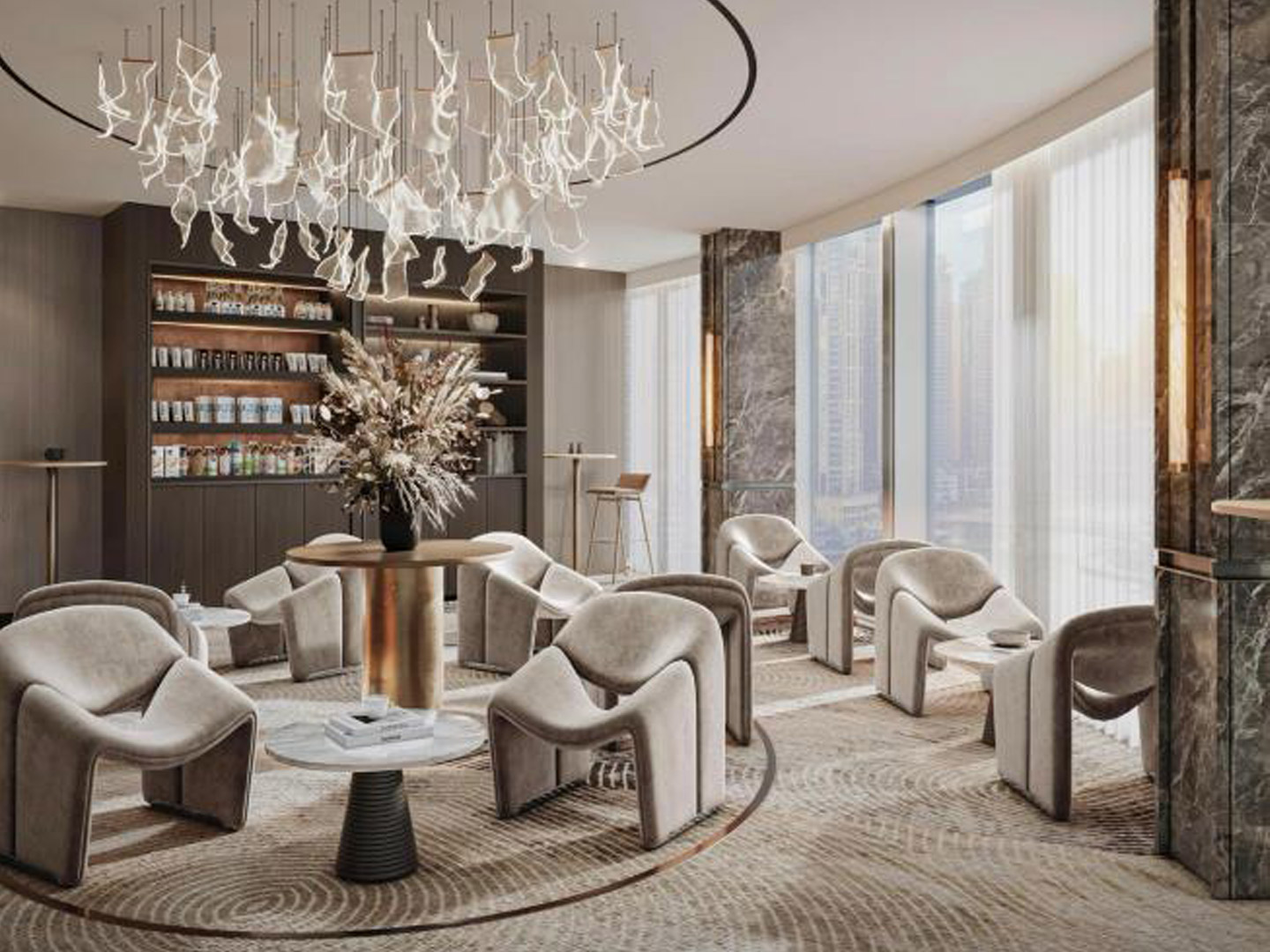 InterContinental Hotel Customized Furniture Set for Interior Decoration GD687
