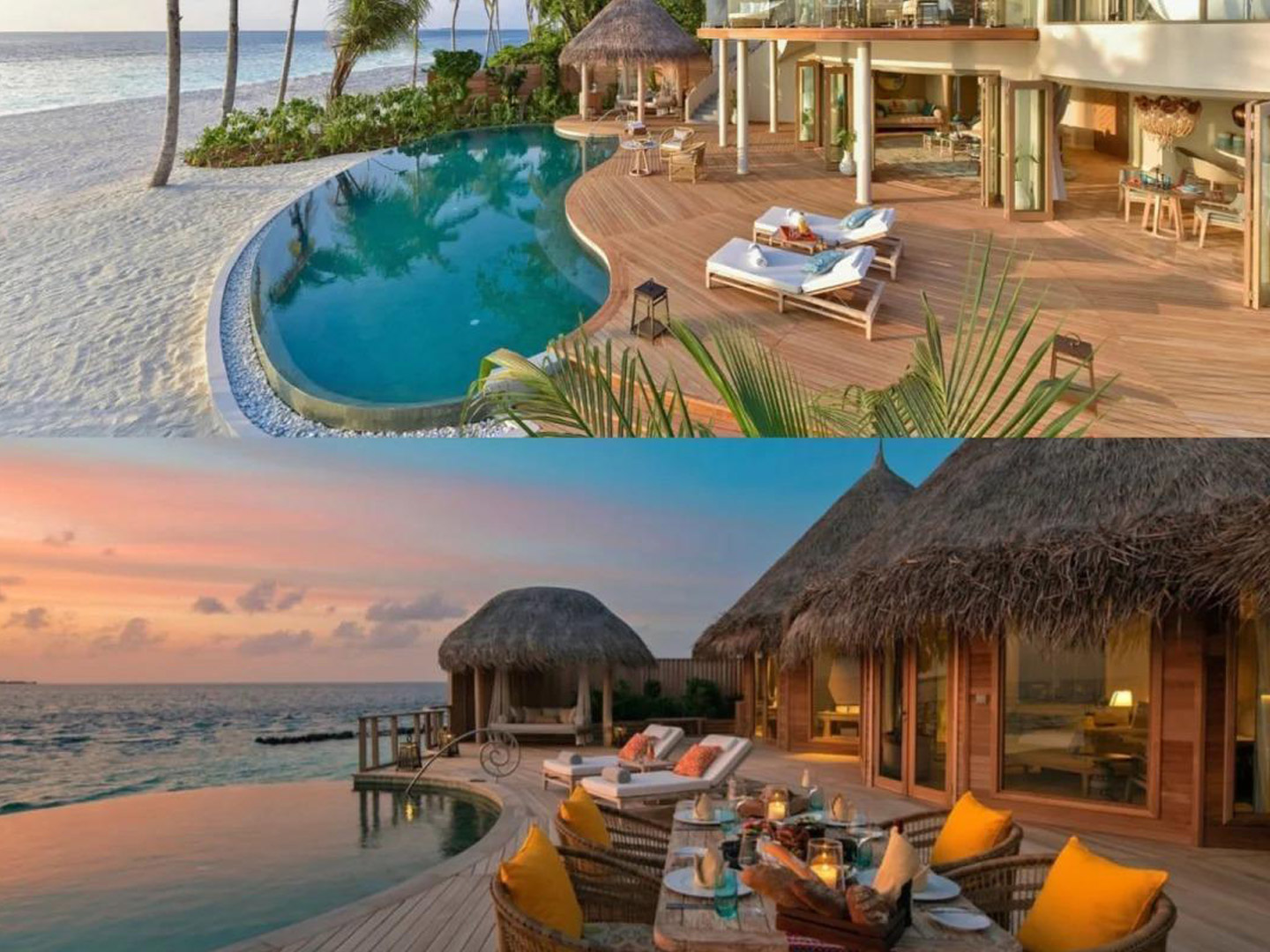Luxurious private island villa with high-end cu...