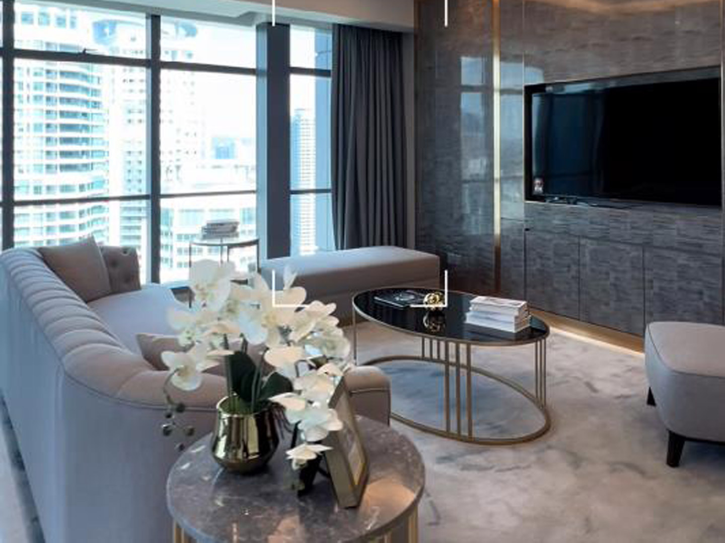 Modern minimalist apartment furniture customiza...