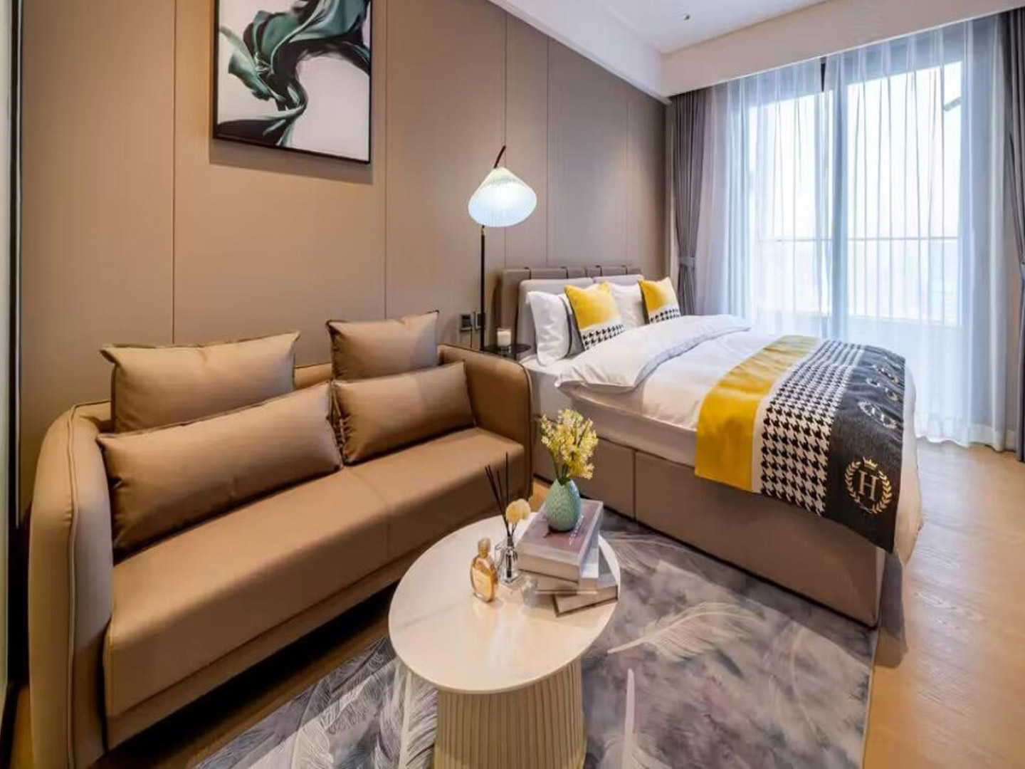Customized furniture for hotel-style apartments...