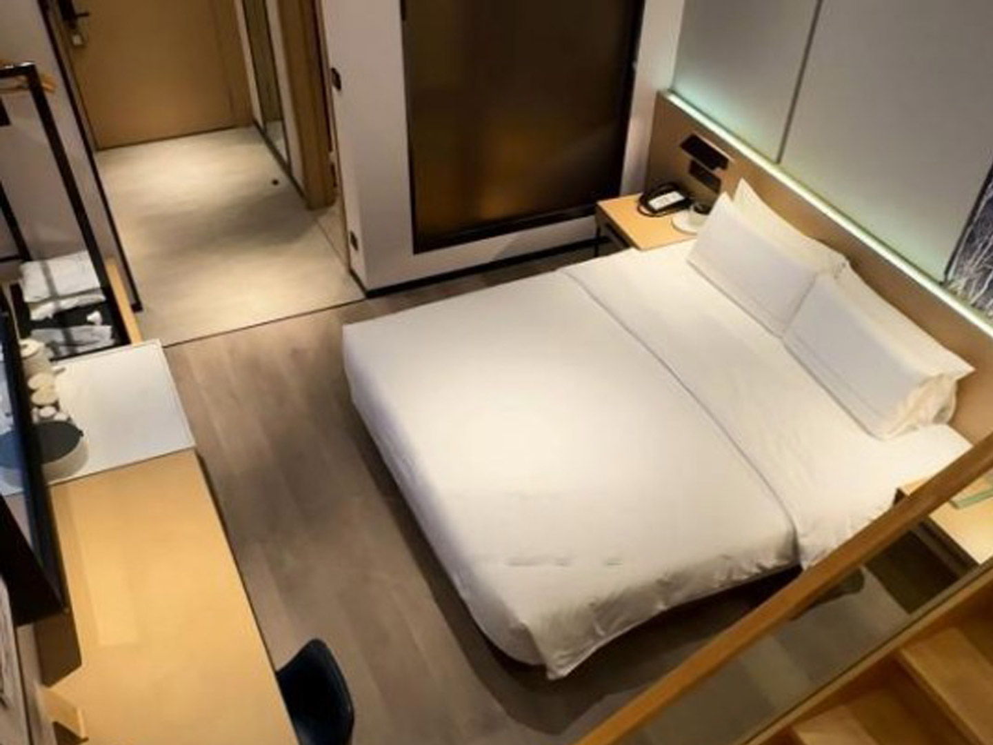 Minimalist style duplex apartment custom furnit...