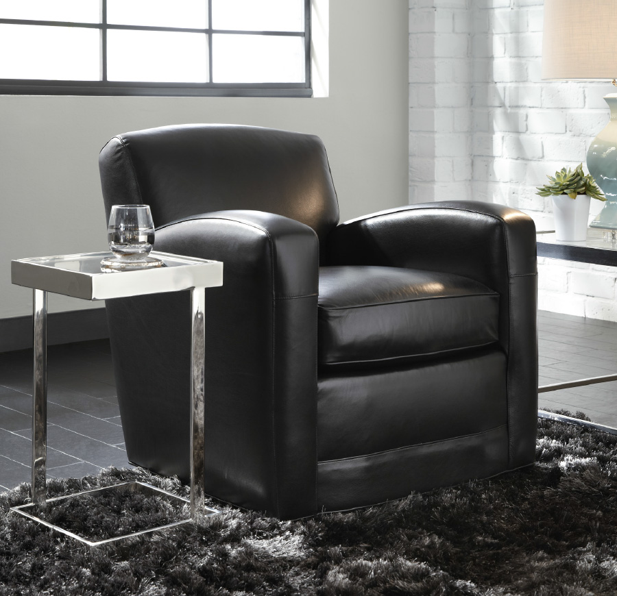 Factory wholesale hotel villa solid wood leather sofa B-058
