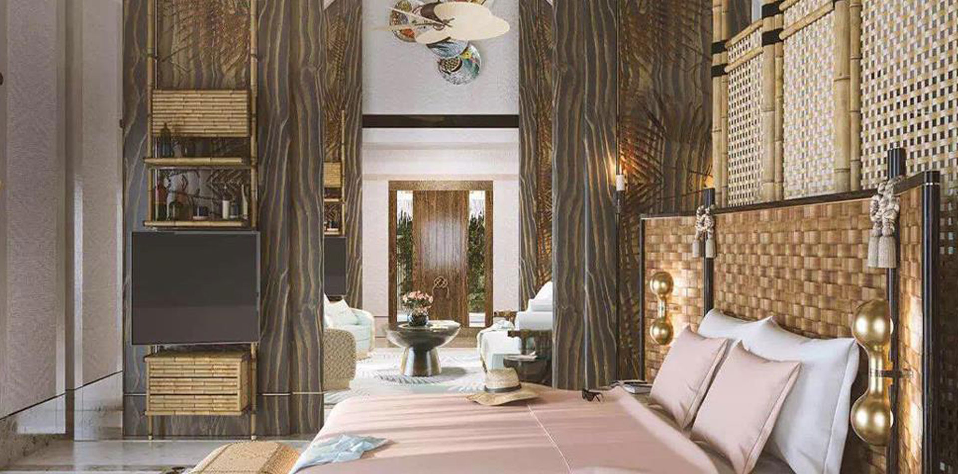 Hotel engineering designer supports whole-house furniture customization F-064