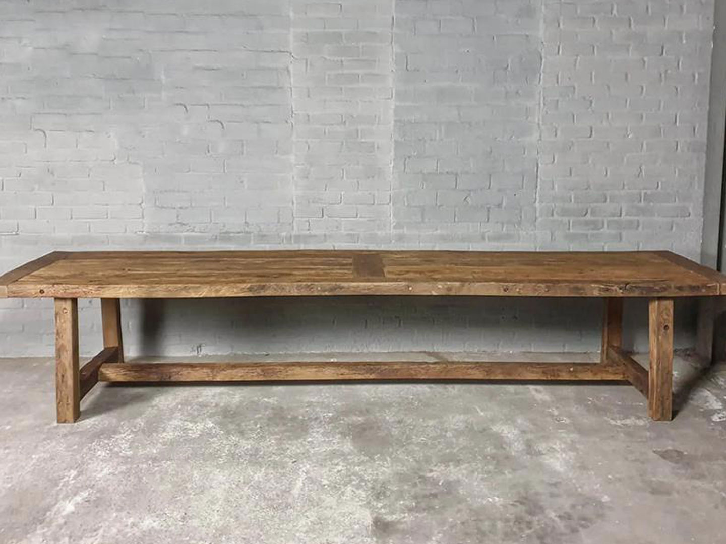 Villa B&B project luxury dining table natural log furniture F009