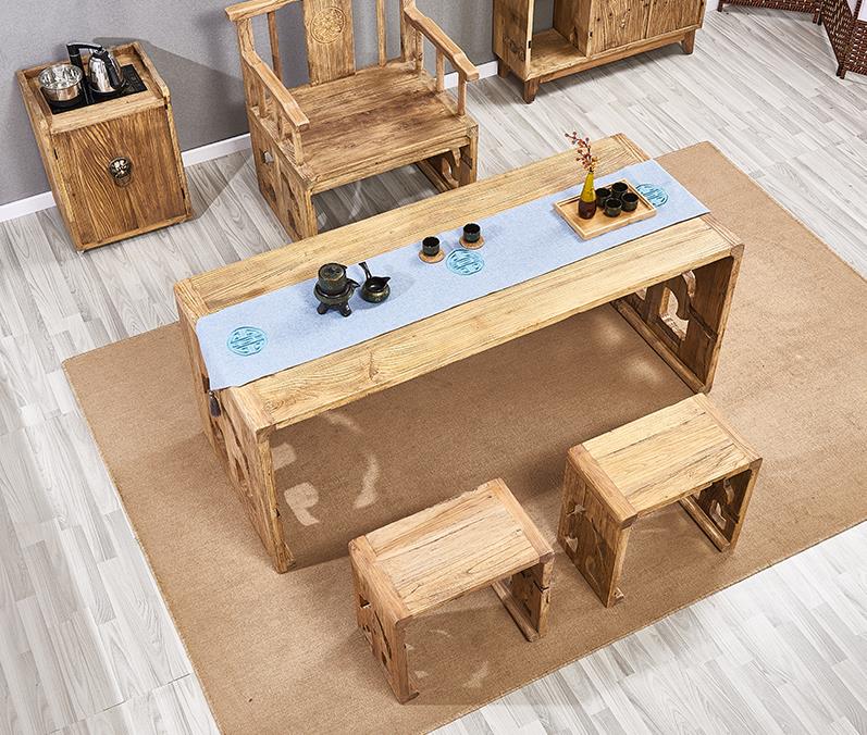 All solid wood home tea table set F120