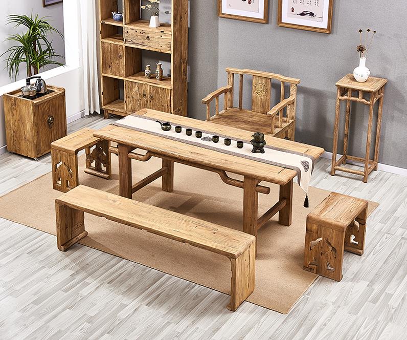 All solid wood custom coffee table F121