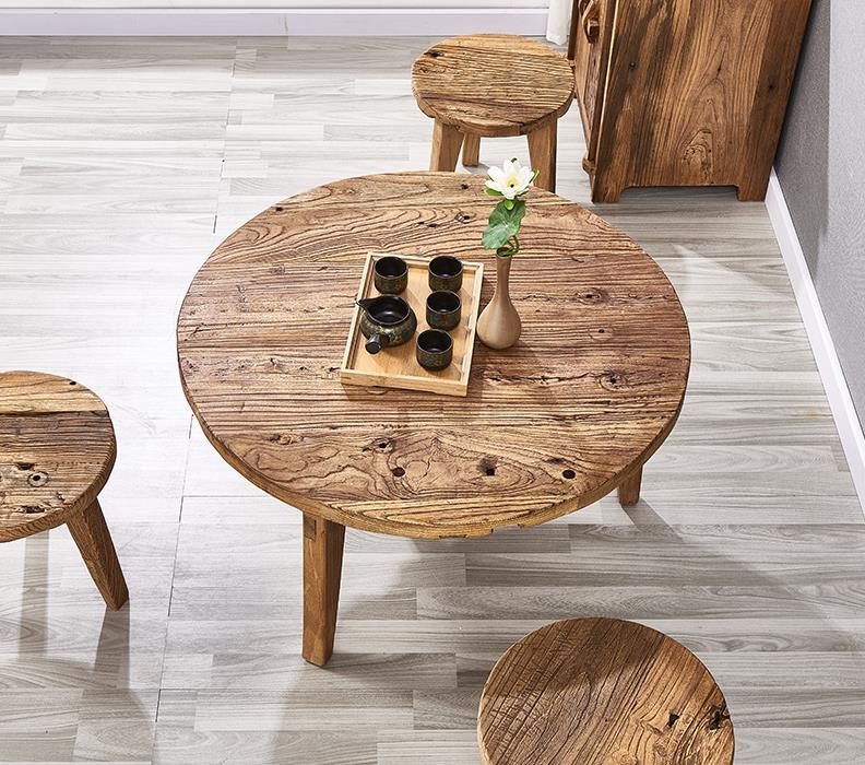 solid wood living room coffee table combination F119