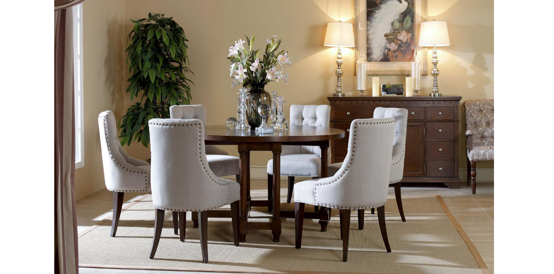 Luxury dining room furniture dining table and chair set B067